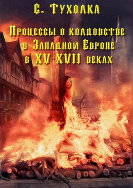 Сергей Тухолка Процессы о колдовстве в Западной Европе в XV–XVII веках обложка книги