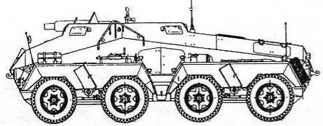 Sd Kfz 233 SdKfz2638Rad ТАКТИКОТЕХНИЧЕСКИЕ ХАРАКТЕРИСТИКИ - фото 11
