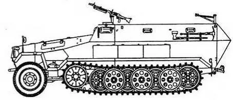 SdKfz2511 AusfA Sd Kfz 25110 mittlerer Schützenpanzerwagen 37 cm - фото 24