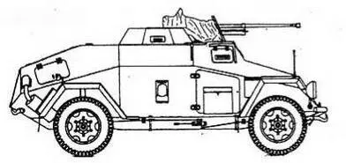 Sd Kfz 221 ТАКТИКОТЕХНИЧЕСКИЕ ХАРАКТЕРИСТИКИ БРОНЕАВТОМОБИЛЯ SdKfz222 - фото 5