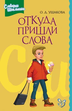 Ольга Ушакова Откуда пришли слова обложка книги