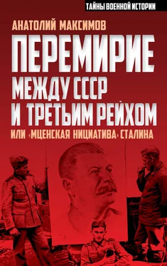 Анатолий Максимов Перемирие между СССР и Третьим Рейхом, или «Мценская инициатива» Сталина обложка книги