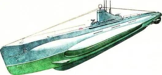 Подрыв подводной лодки на плавающей мине как одно из вероятных обстоятельств - фото 211