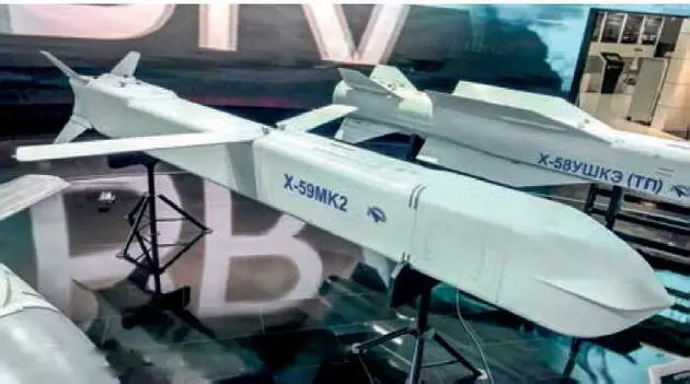 Макет варианта модернизации многоцелевой ракеты воздухповерхность Х59МК2 - фото 16