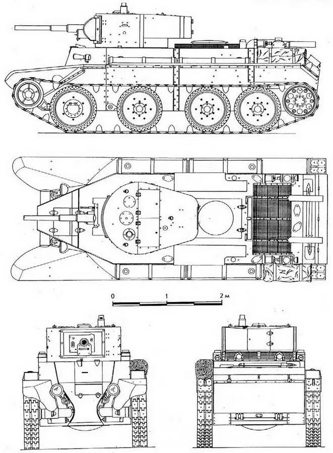 БТ7 образца 1935 года БТ7 с радиостанцией на маневрах Московского - фото 5