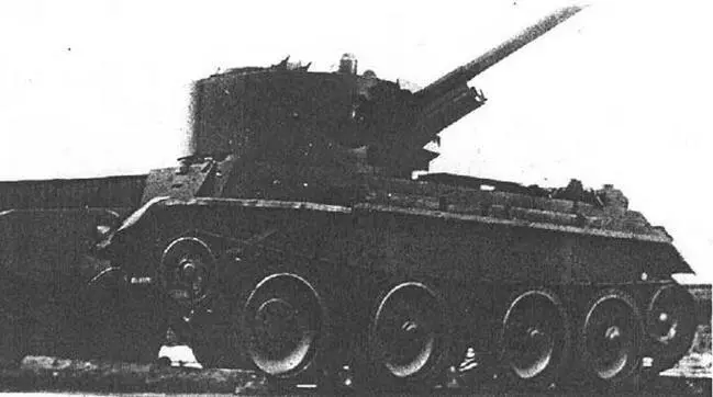 БТ7А с 76мм пушкой Ф32 БТ7 образца 1937 года Вид спе - фото 9