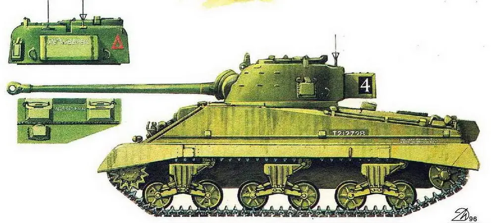Sherman VC Firefly 4й полк йоменов графства Лондон 22й танковой бригады 7й - фото 57