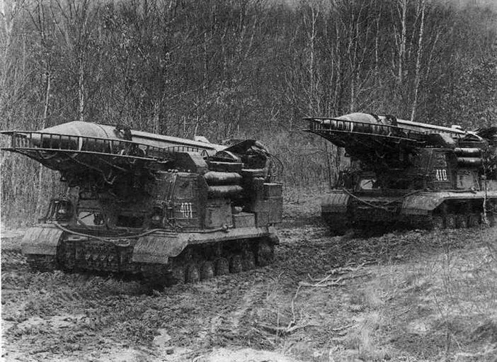 Стартовые агрегаты ракетного комплекса 8К14 на марше Апрель 1972 года - фото 8