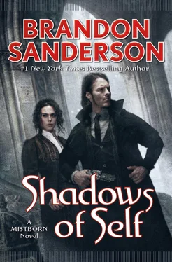 Brandon Sanderson Shadows of Self обложка книги