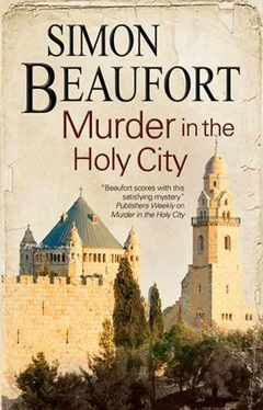 Simon Beaufort Murder in the Holy City обложка книги