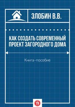 В. Злобин Как создать современный проект загородного дома обложка книги