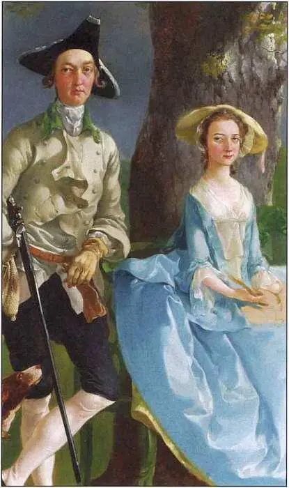 Томас Гейнсборо 17271788 Портрет мистера и миссис Халлетт Утренняя - фото 9