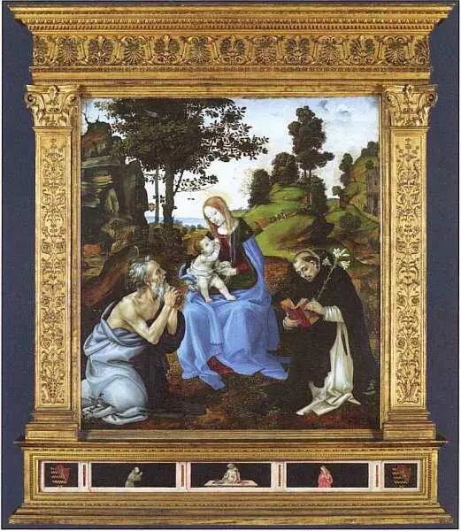 Филиппино Липпи около 14571504 Мадонна с Младенцем и святыми Иеронимом и - фото 64