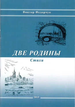 Виктор Федорчук Две родины. Стихи обложка книги