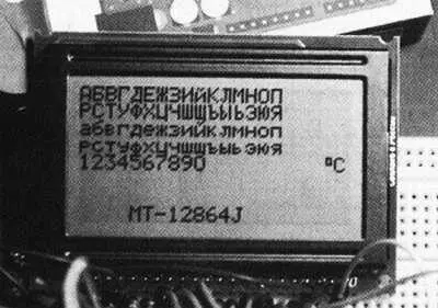 Рис 215 Результат выполнения тестовой программы для дисплея MT12864J - фото 240