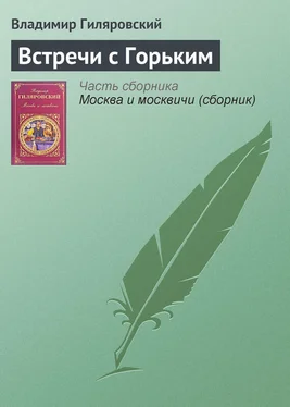 Владимир Гиляровский Встречи с Горьким обложка книги