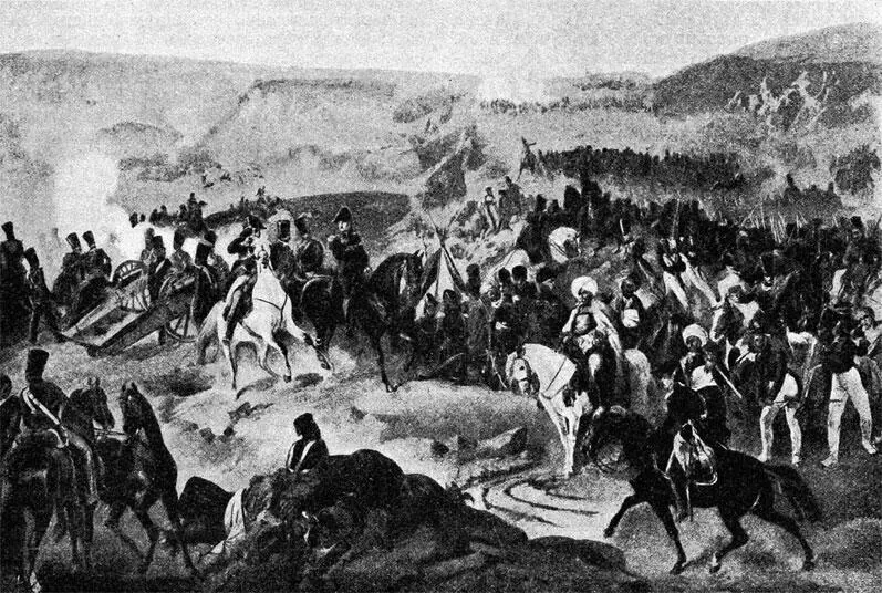 А Е Коцебу Бой под Кулевчей 30 мая 1829 г в момент взрыва зарядных фур - фото 14