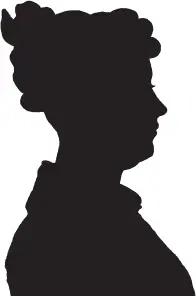 Анна Петровна Керн Силуэт работы неизвестного художника 1825 Анна Петровна - фото 49