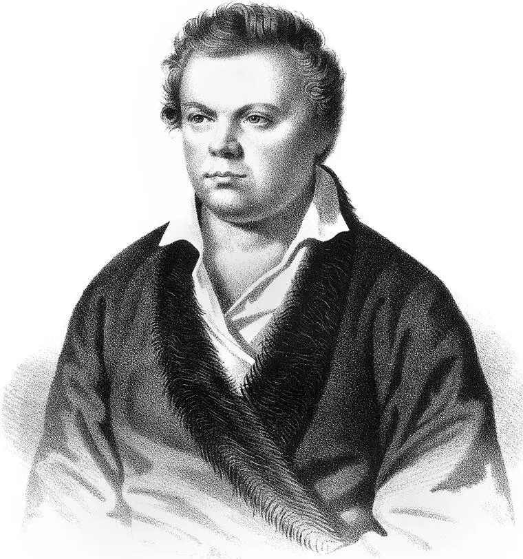 Николай Михайлович Языков Литография с рисунка А Хрипкова 1829 Антон - фото 51