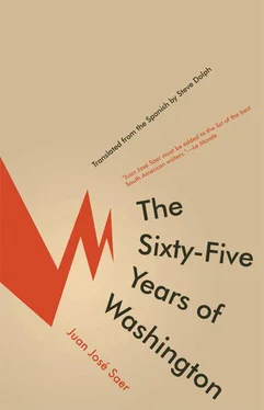 Juan José Saer The Sixty-Five Years of Washington обложка книги