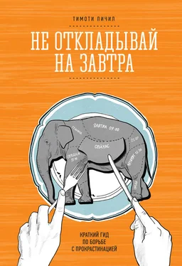 Тимоти Пичил Не откладывай на завтра. Краткий гид по борьбе с прокрастинацией обложка книги