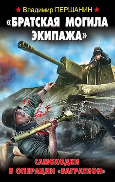 Владимир Першанин «Братская могила экипажа». Самоходки в операции «Багратион» обложка книги