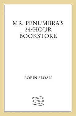 Robin Sloan Mr Penumbra's 24 Hour Bookstore
