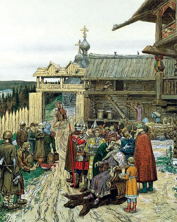 Аполлинарий Васнецов Двор удельного князя Аполлинарий Васнецов - фото 148