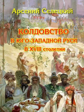 Арсений Селецкий Колдовство в Юго-Западной Руси в XVIII столетии обложка книги