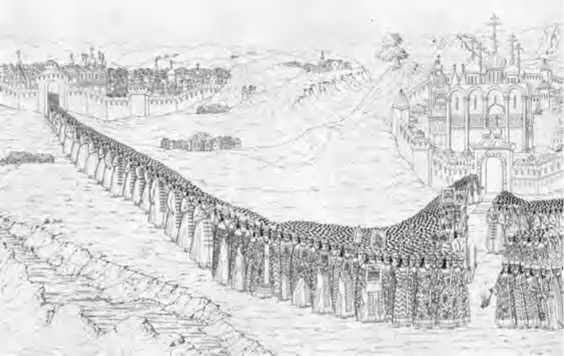 Прибытие посольства Земского собора в Кострому 13 марта 1613 года А как - фото 27