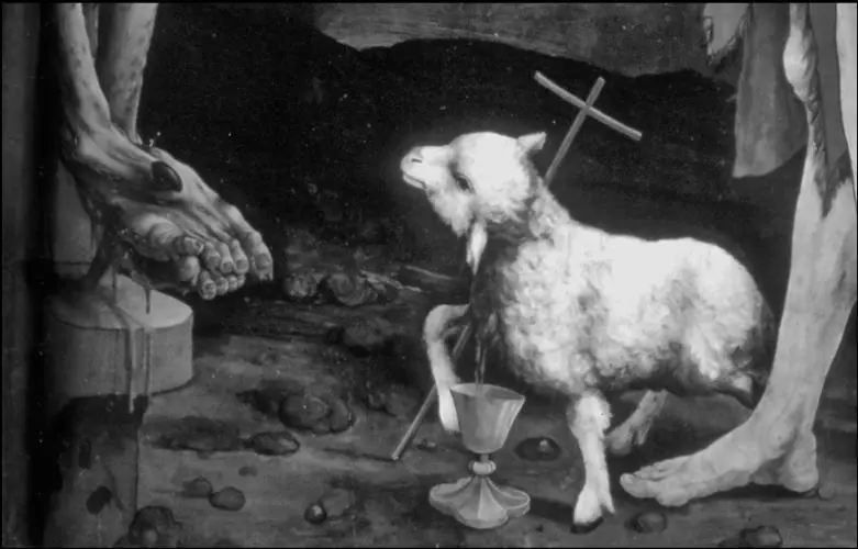Рис 10 Фрагмент Алтаря Святого Антония Изенгеймский Алтарь Матис - фото 10