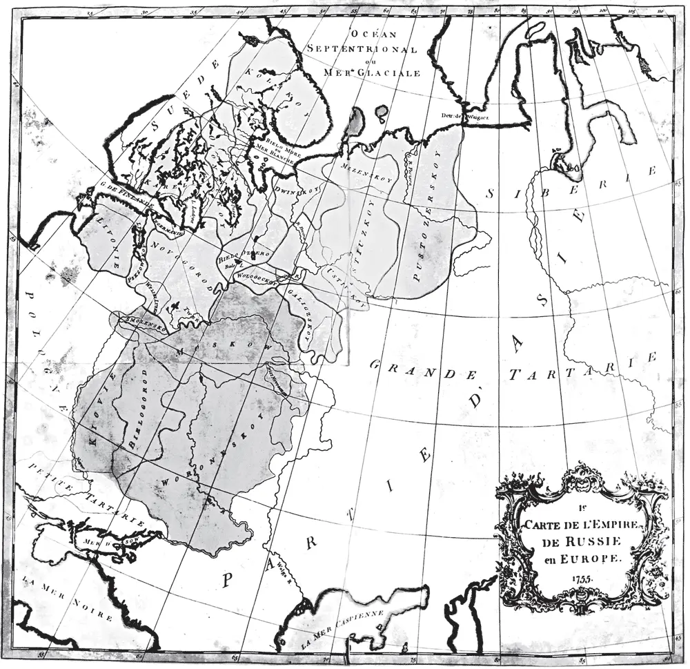 Рис 12 1я карта Российской Империи в Европе 1e Catre de IEmpire de Russie - фото 12