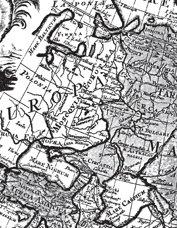 Рис 42 Часть карты Азии 1772 года Гийома Делиля и Тобиаса Конрада Лоттера на - фото 42