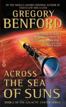 Gregory Benford Across the Sea of Suns обложка книги