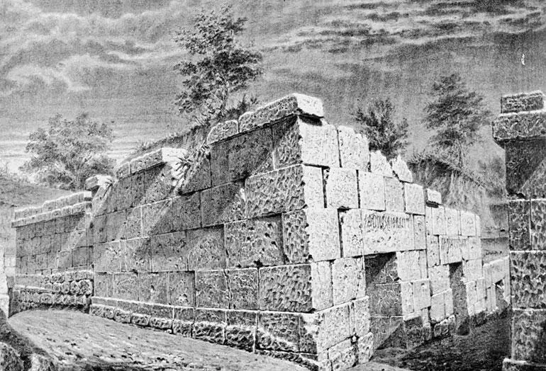 Рис 13 Развалины старинного этрусского некрополя в итальянском городе Орвието - фото 13