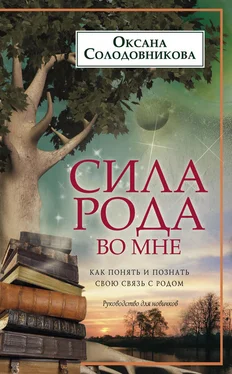 Оксана Солодовникова Сила рода во мне. Как понять и познать свою связь с родом. Руководство для новичков обложка книги