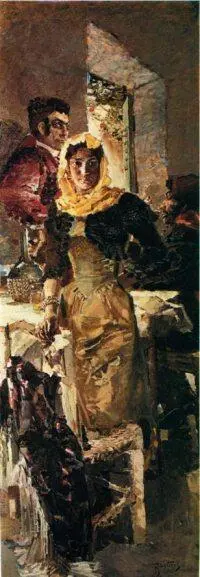 М Врубель Испания 1894 М Врубель Венеция 1893 П Сезанн Пьеро и - фото 34