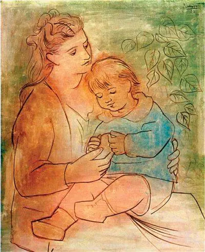 П Пикассо Мать с ребенком 1922 П Пикассо Женщина в шляпе 1936 П - фото 41