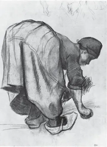 В Ван Гог Хижины 1890 В Ван Гог Нагнувшаяся крестьянка 1885 В Ван - фото 75