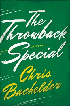 Chris Bachelder The Throwback Special обложка книги