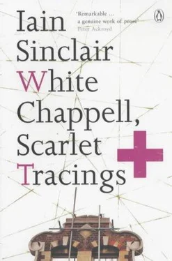 Iain Sinclair White Chappell, Scarlet Tracings обложка книги