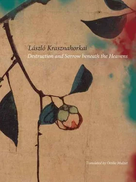 László Krasznahorkai Destruction and Sorrow beneath the Heavens: Reportage обложка книги