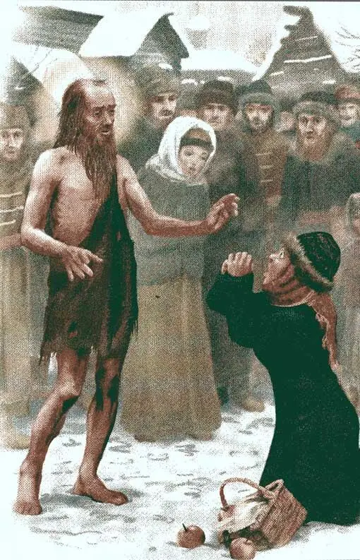 Обещала девушка впредь никогда подобное не творить Тогда блаженный Василий - фото 8