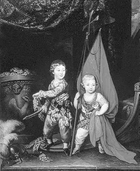 Великие князья Александр и Константин Худ Р Бромптон 1781 г Екатерина - фото 4