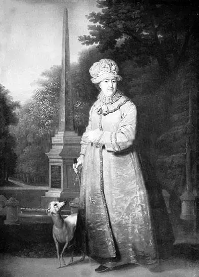 Екатерина II на прогулке в Царскосельском парке Худ В Боровиковский 1794 г - фото 5