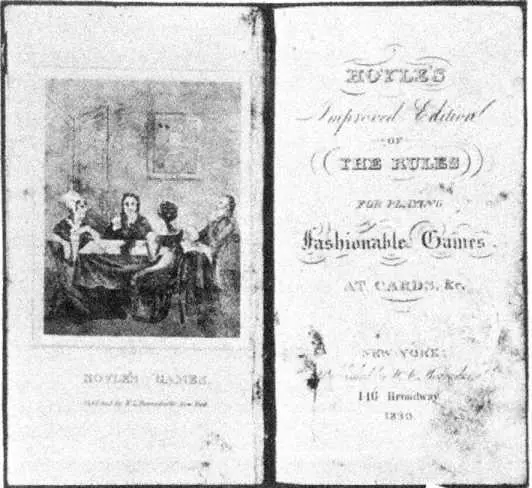 ОБЛОЖКА И ТИТУЛЬНЫЙ ЛИСТ ИЗДАНИЯ КНИГИ HOYLES GAMES ОПУБЛИКОВАННОЙ В - фото 310