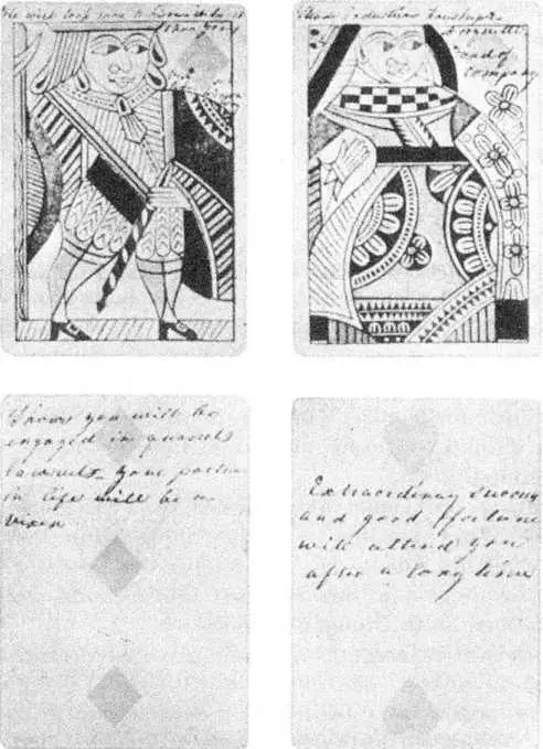 ГАДАЛЬНЫЕ КАРТЫ ИЗ НОВОЙ АНГЛИИ На 1861 год приходится выпуск в Бостоне - фото 326