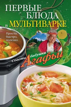 Агафья Звонарева Первые блюда в мультиварке. Просто, быстро, полезно обложка книги