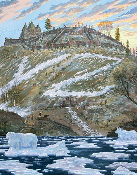ВБ Иванов Святилище на холме в районе Городни фрагмент ВБ Иванов - фото 12