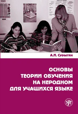 А. Сурыгин Основы теории обучения на неродном для учащихся языке обложка книги